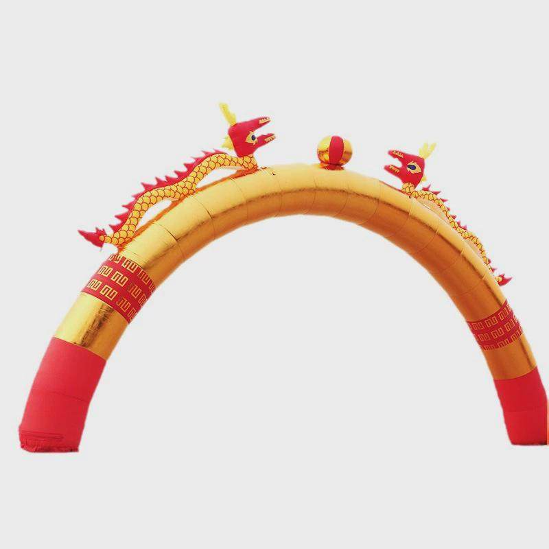 金色雙龍拱門 從源頭工廠到慶典現場，締造每一個吉慶時刻